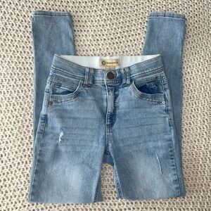 Democracy Light Wash Blue Jeans w Stretch Waistband size 2